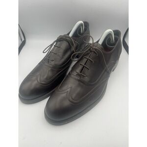 Italian Leather Oxford Dress Shoes marked Mara Bini EU 40 Men's 7/Wms 9 Brown